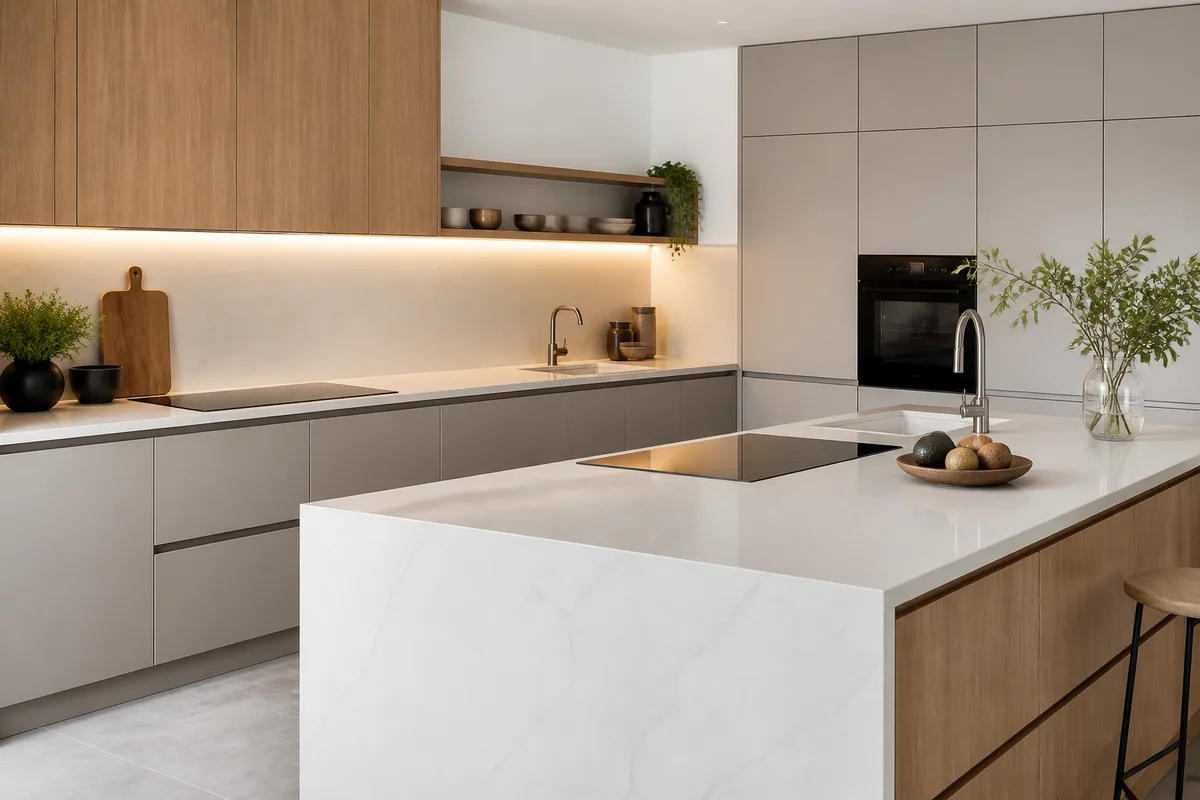 Plan de travail : quartz, bois ou stratifié